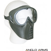 Airsoft BB Gun Face Mask with Plastic Front Aviator