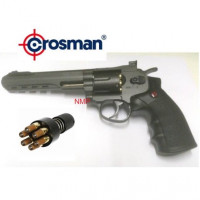 Crosman SR357 Long 6 inch Revolver 4.5mm BB all metal 12g co2 air pistol Black