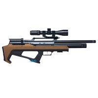 EFFECTO Zeon PCP Bullpup Lever Action Air Rifle Regulated threaded Bronze Black Synthetic Stock .22 calibre