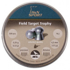 H&N Field Target Trophy Pellets 4.50mm .177 Calibre 8.64 grain Tin of 500